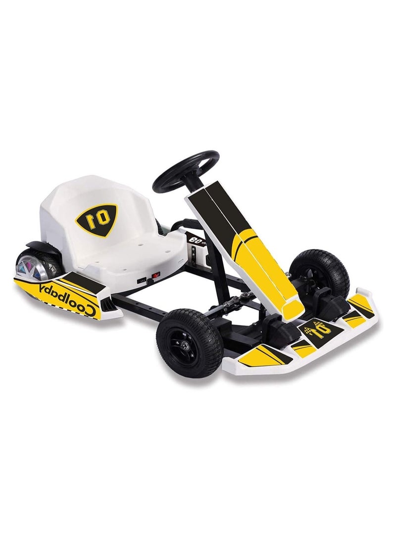 COOLBABY Crazy Drift Electric Scooter 4 Wheels Kart Racing