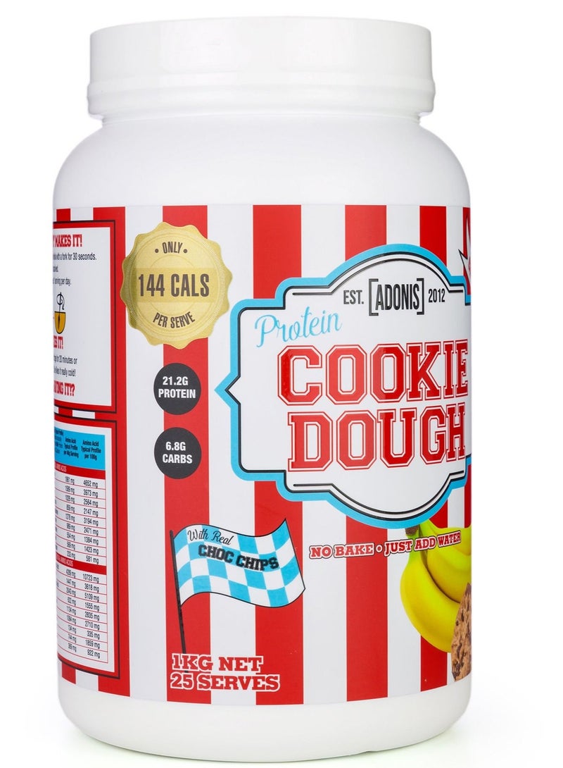 Cookie Dough Banana Choc Chip 1kg