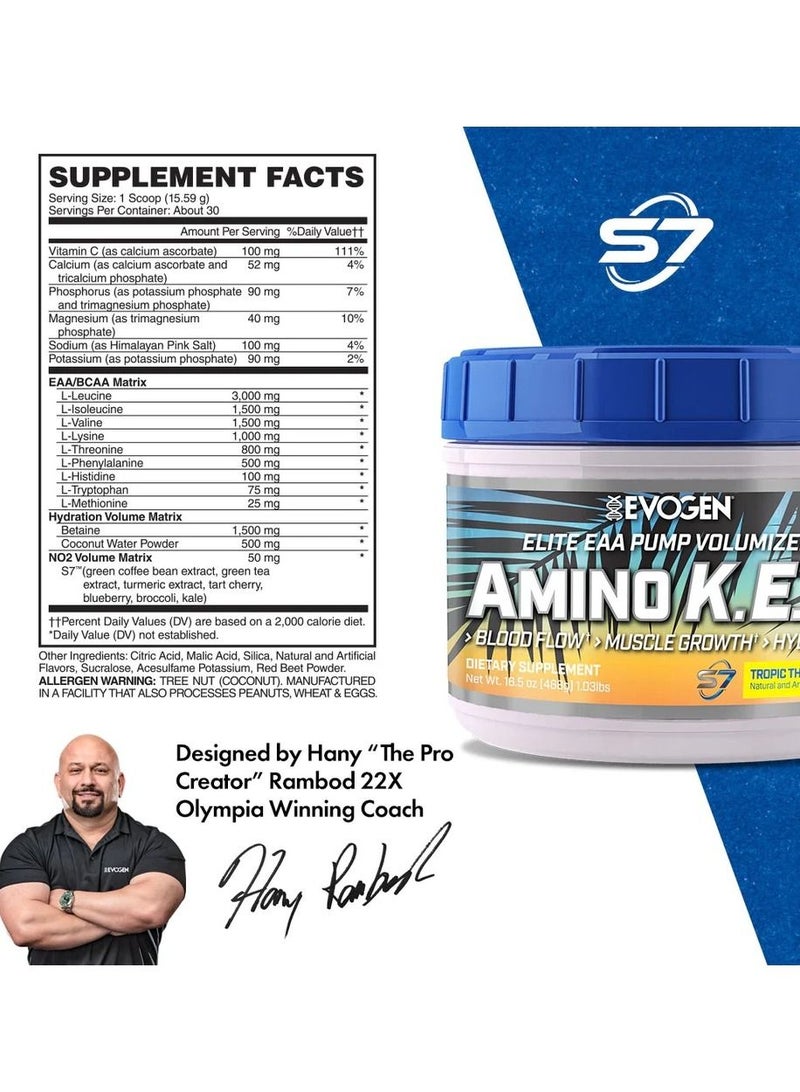 Amino K.E.M Elite EAA Tropical Thunder 468g