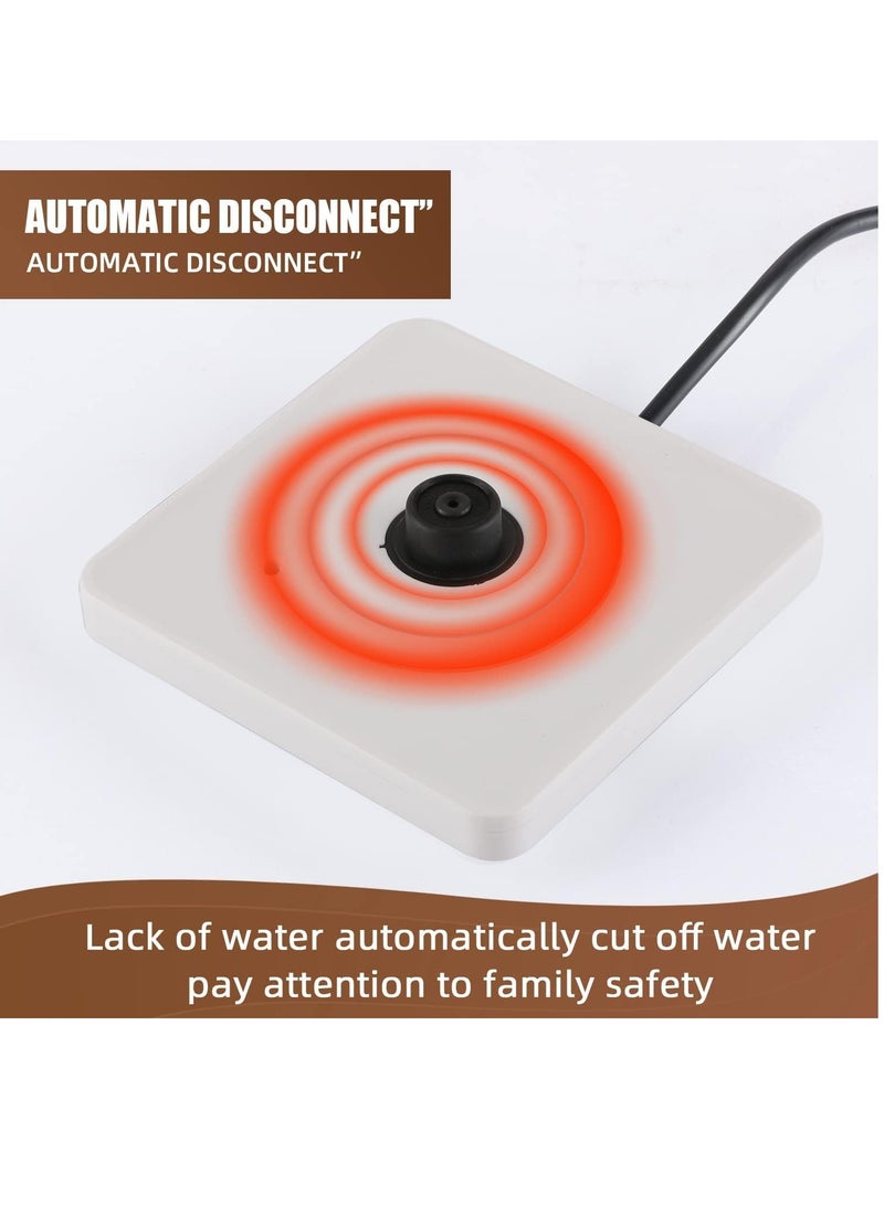 Electric Gooseneck Kettle Stainless Steel Electric Tea Kettle Fast Boiling Hot Water Kettle Pour-Over Coffee and Tea Kettle, Auto Shutoff Leak-Proof Quick Heating Anti-dry 1000ml  (White)