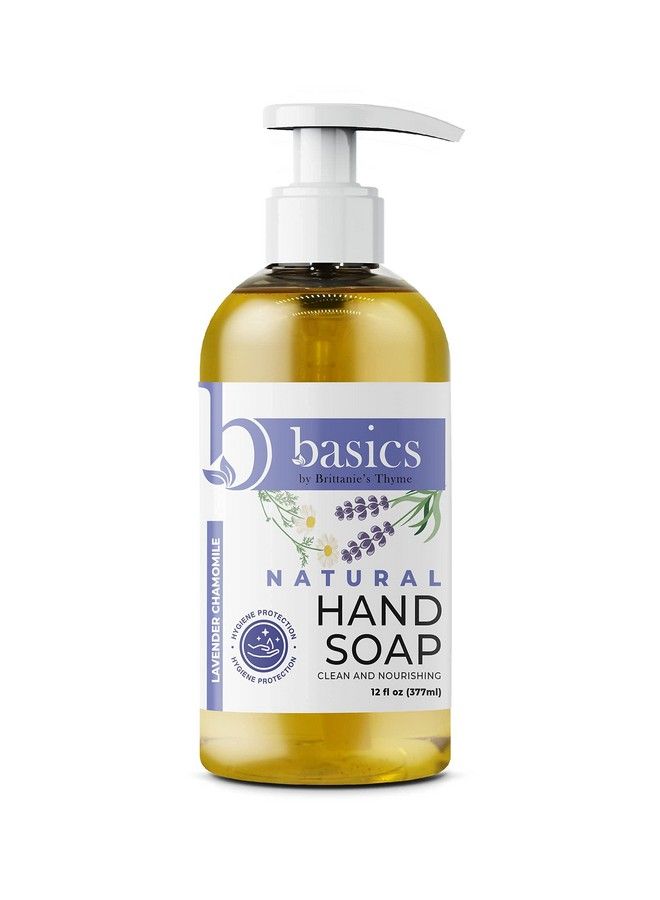 Basics Natural Olive Oil Hand Soap Lavender Chamomile 12 Fl Oz Pack Of 3 Cruelty Free Vegan No Synthetic Additives No Sulfates Paraben Free Phthalate Free
