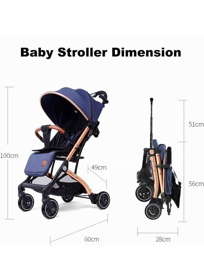 Foldable Baby Stroller with canopy LIghtweight For Kids