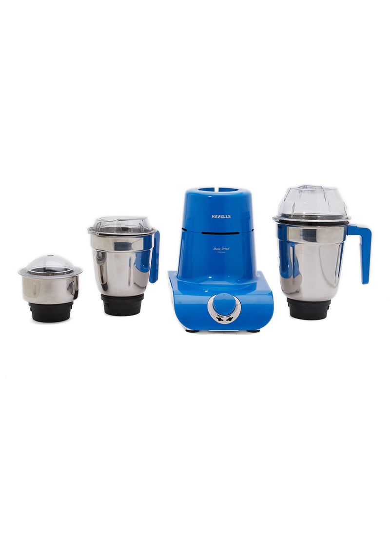 Maxx Grind Mixer Grinder With 3 Jars 750W 750.0 W MAX750W Blue