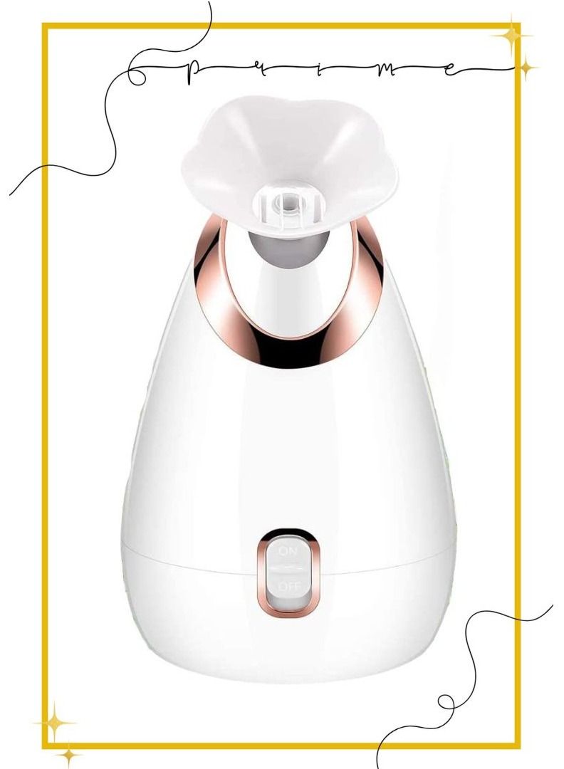 Facial Steamer, Nano Ionic Facial Steamer Home Facial SPA Face Sauna Hot Mist Moisturizing Sprayer Moisturizing Cleansing Pores