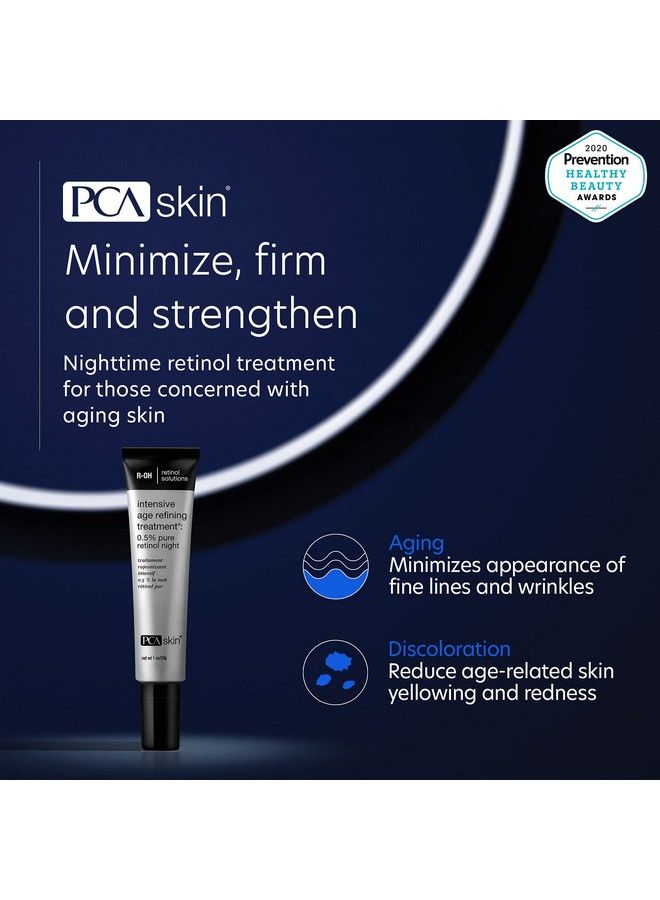 Intensive Anti Aging Face Serum 05% Pure Vitamin A Retinol Cream For Uneven Skin Tone Fine Lines & Wrinkles (1 Oz)