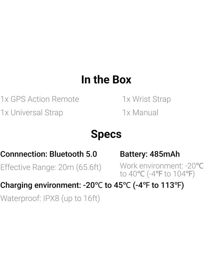 GPS Action Remote for insta360