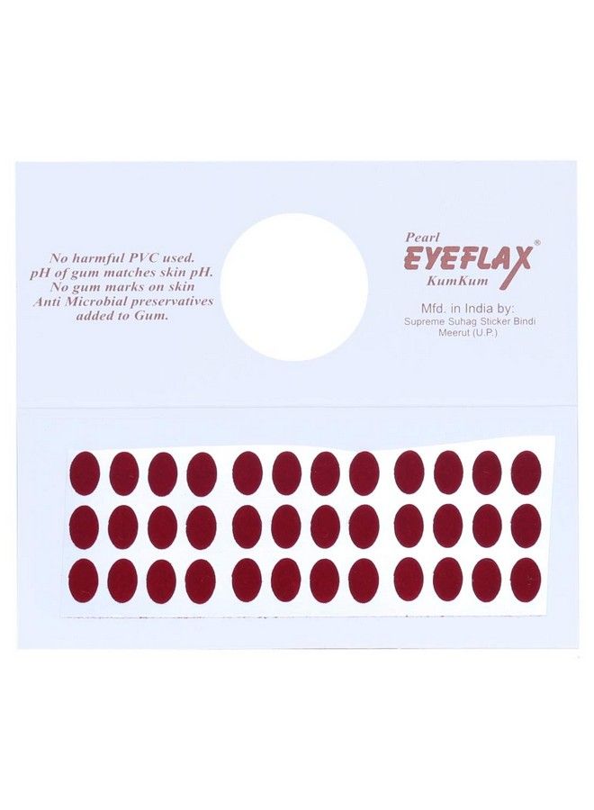 Kumkum Light Maroon Oval Bindi Pack Of 2 (15 Flaps Each Box) (3)