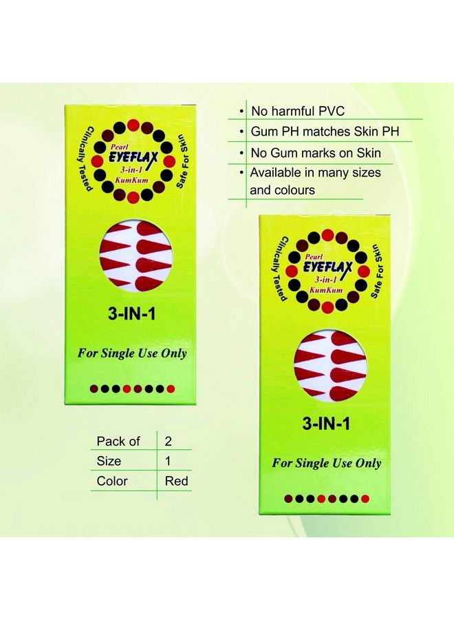 Kumkum Red Tilak Bindi Pack Of 2 (15 Flaps Each Box) (4)