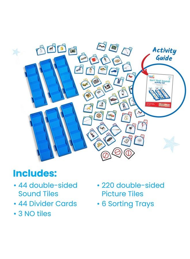 Sort That Sound! Activity Set Phonemic Awareness Esl Teaching Materials Science Of Reading Manipulatives Letter Sounds For Kindergarten Speech Therapy Tools Phonics Flash Cards Medium