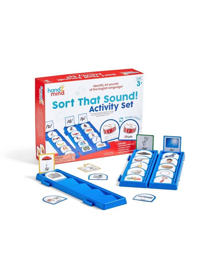 Sort That Sound! Activity Set Phonemic Awareness Esl Teaching Materials Science Of Reading Manipulatives Letter Sounds For Kindergarten Speech Therapy Tools Phonics Flash Cards Medium