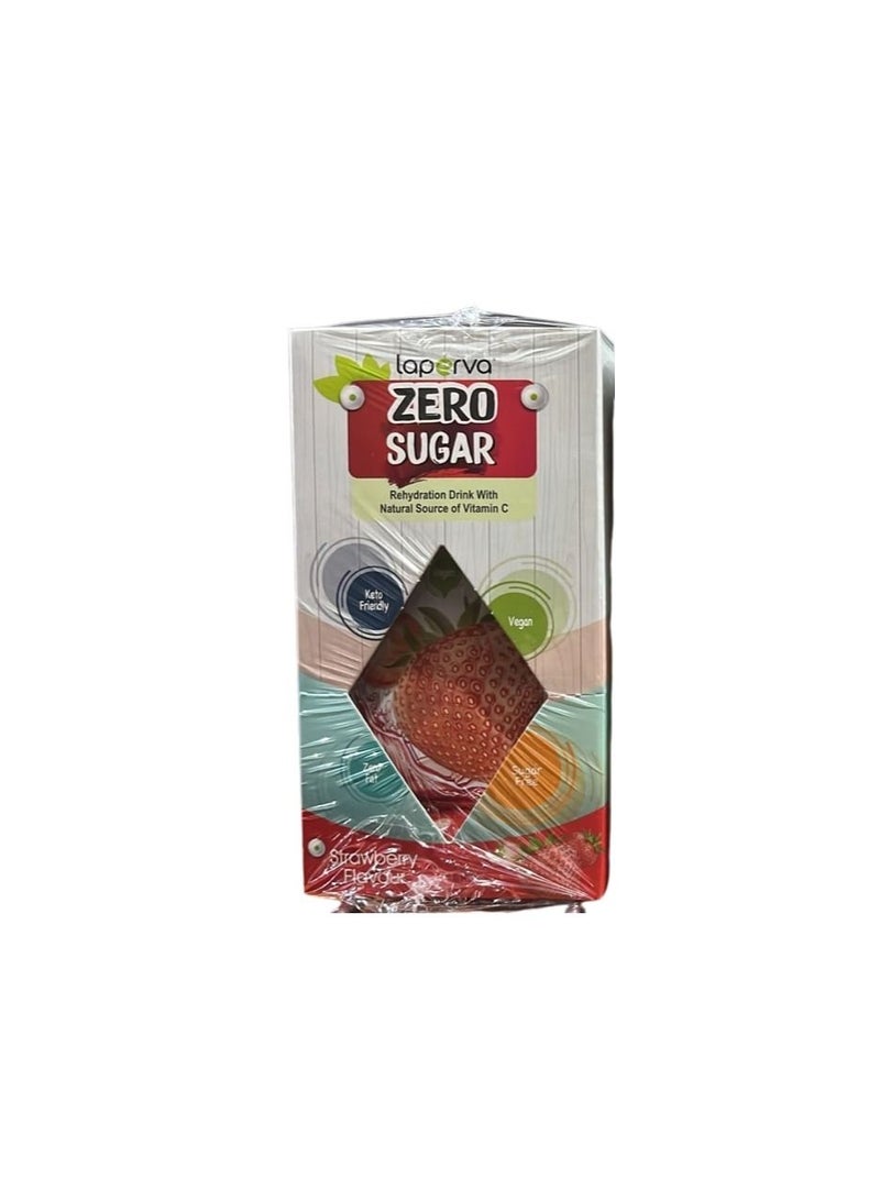 Hydration Drink - Strawberry (15x8gm Servings) - Hydrate with Vitamin C and Sodium - Low Calorie, Artificial Color and Flavor-Free, Sugar-Free.