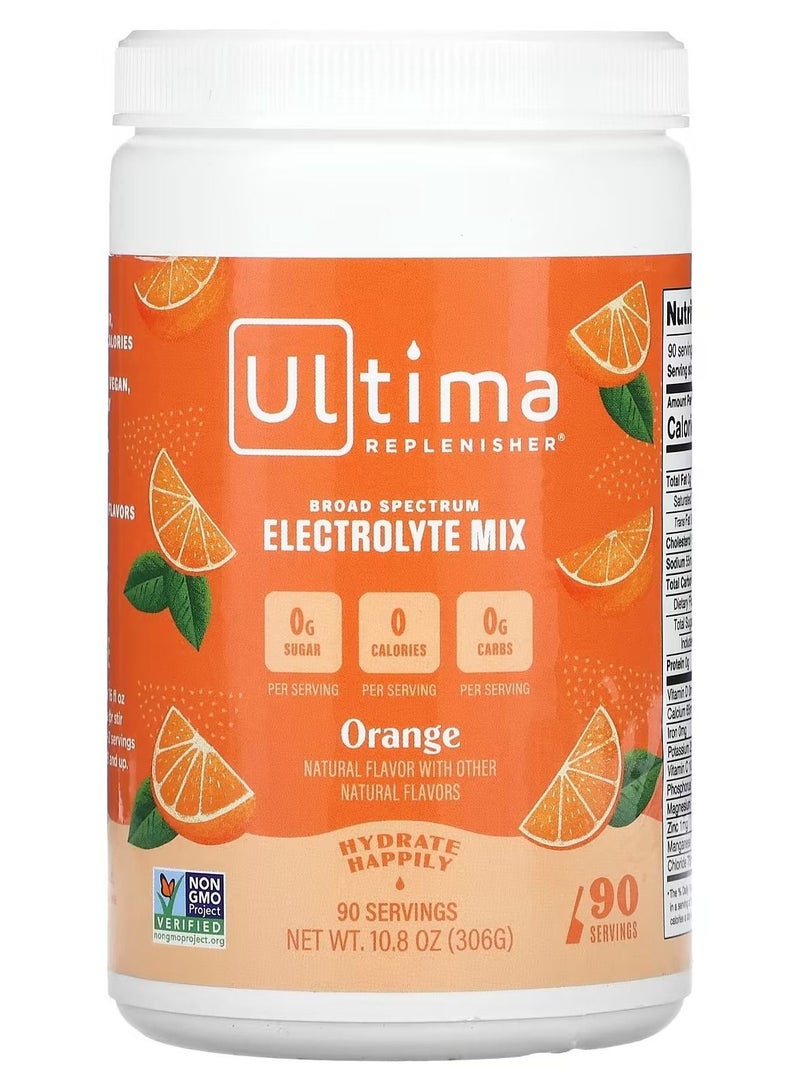 Electrolyte Drink Mix Orange 10.8 oz 306 g
