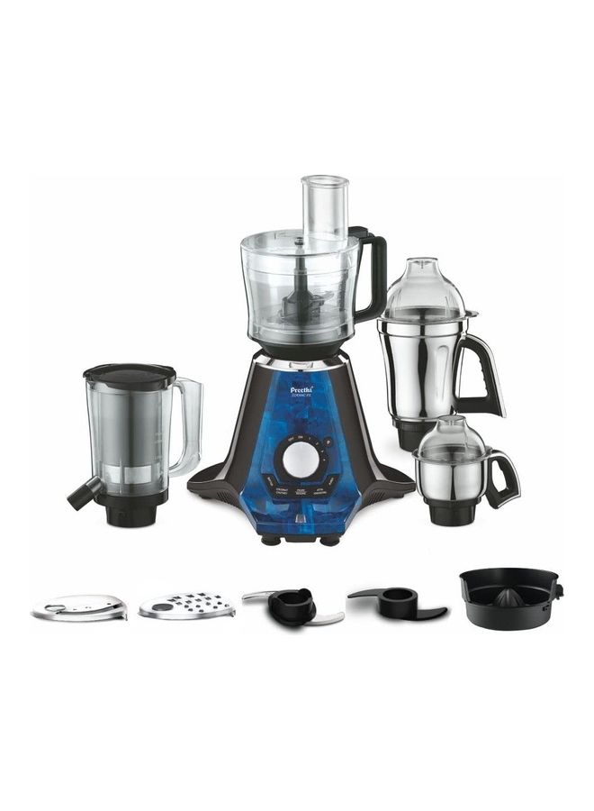 Mg-255 Mixer Grinder, 4 Jars - Super Extractor Juicer Jar, Master Chef Food Processor Jar 1000.0 W Zodiac 2 Black