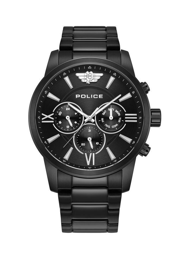 Men's Analog Round Shape Stainless Steel Wrist Watch PEWJK0004406 - 46 Mm