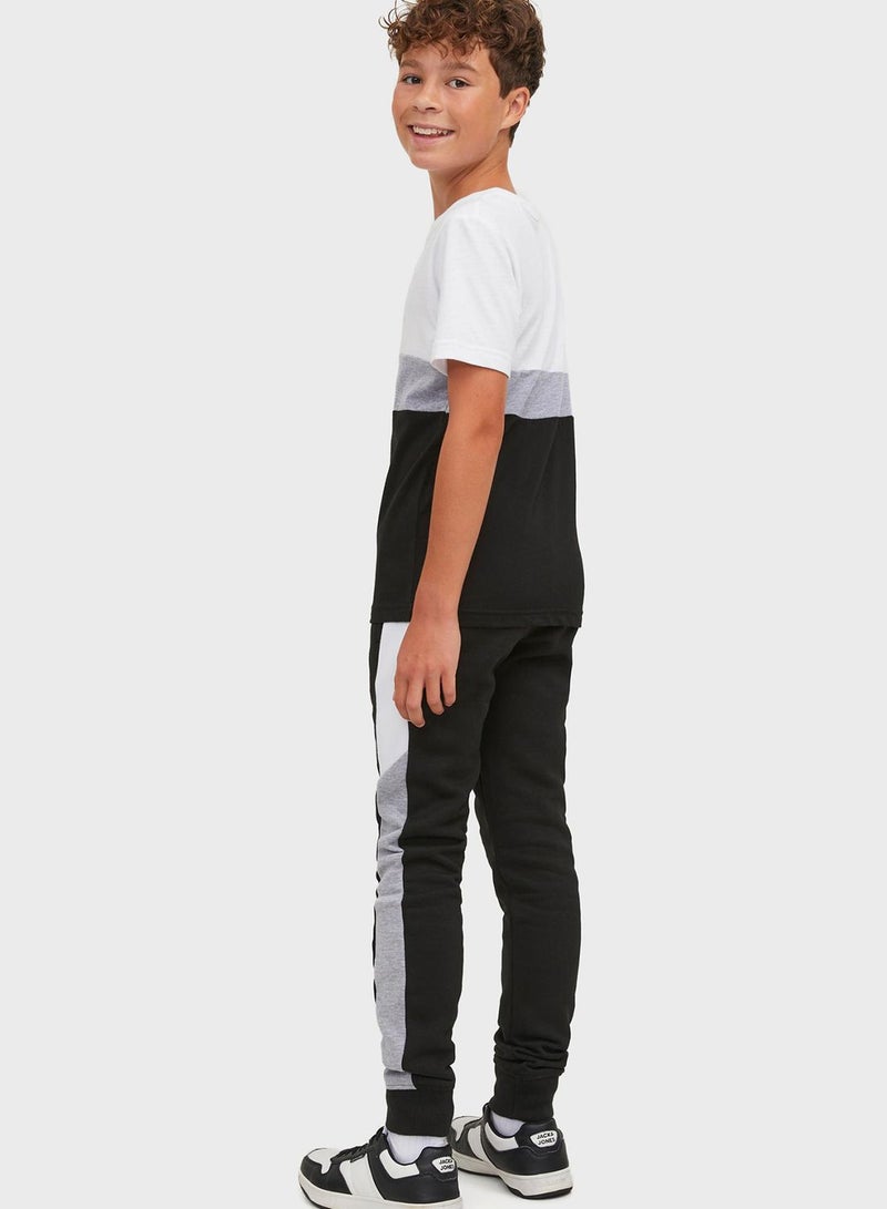 Youth Drawstring Cuffed Sweatpants