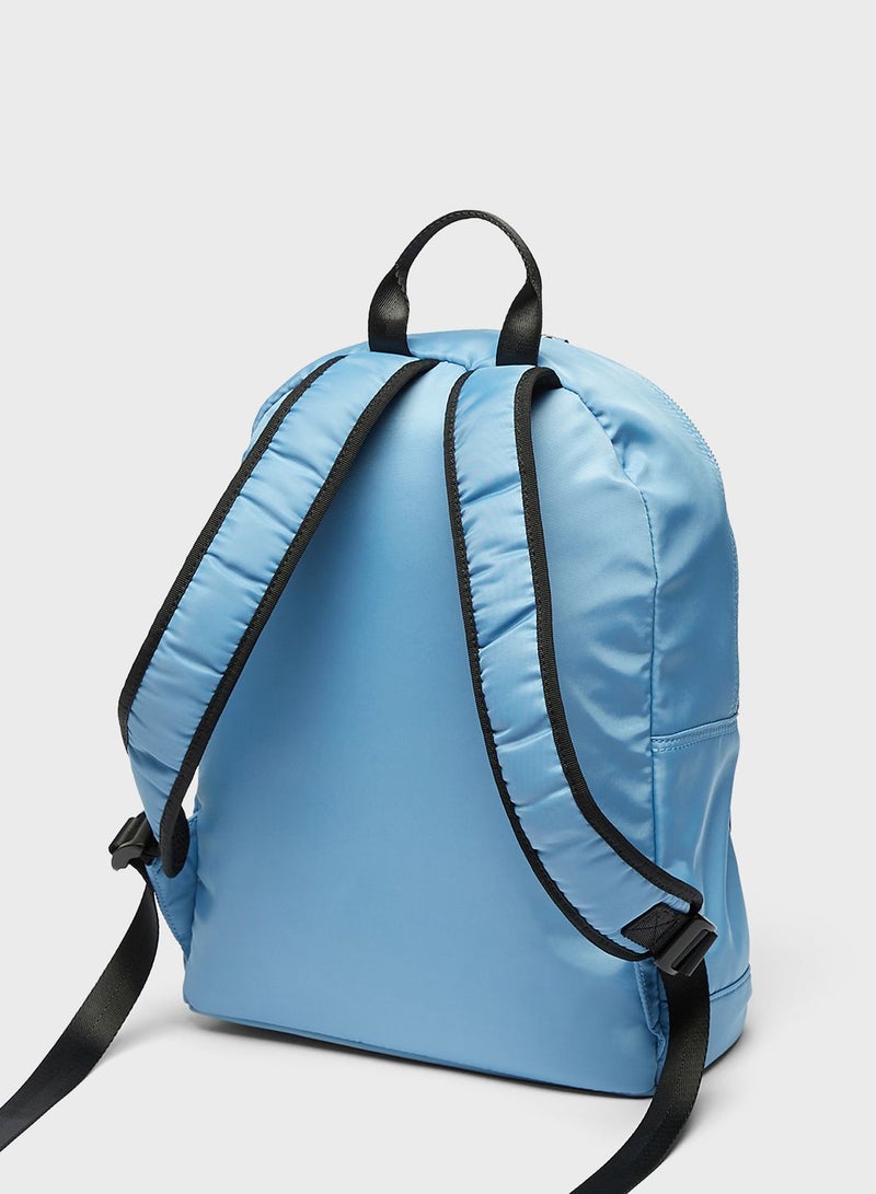 Top Handle Logo Backpack