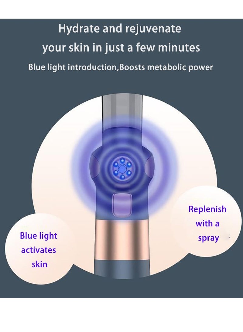 Home Nano High Pressure Handheld Blue Light Oxygenator Face Hydration Instrument