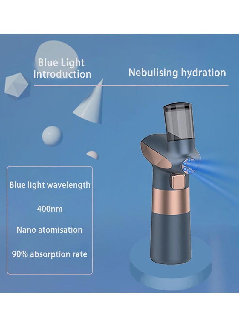 Home Nano High Pressure Handheld Blue Light Oxygenator Face Hydration Instrument