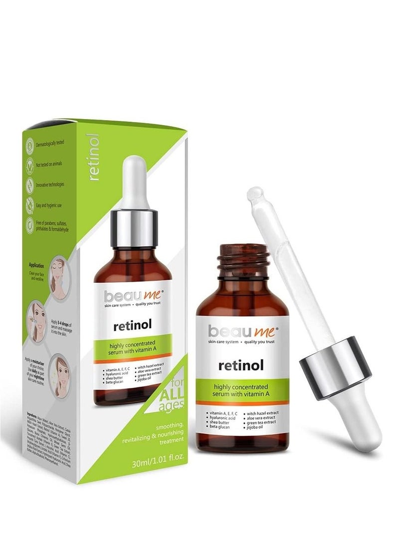 Highly concentrated retinol serum