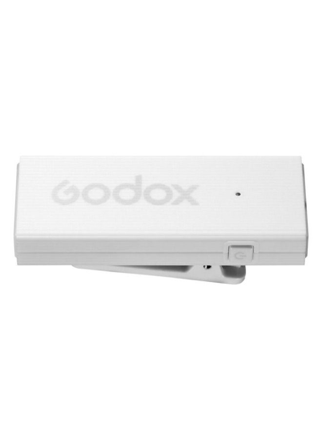 Godox MoveLink Mini LT 2-Person Wireless Microphone System for Cameras & iOS Devices (2.4 GHz, Cloud White)