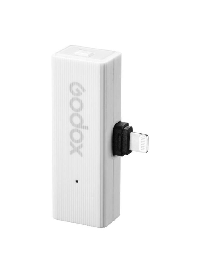 Godox MoveLink Mini LT 2-Person Wireless Microphone System for Cameras & iOS Devices (2.4 GHz, Cloud White)