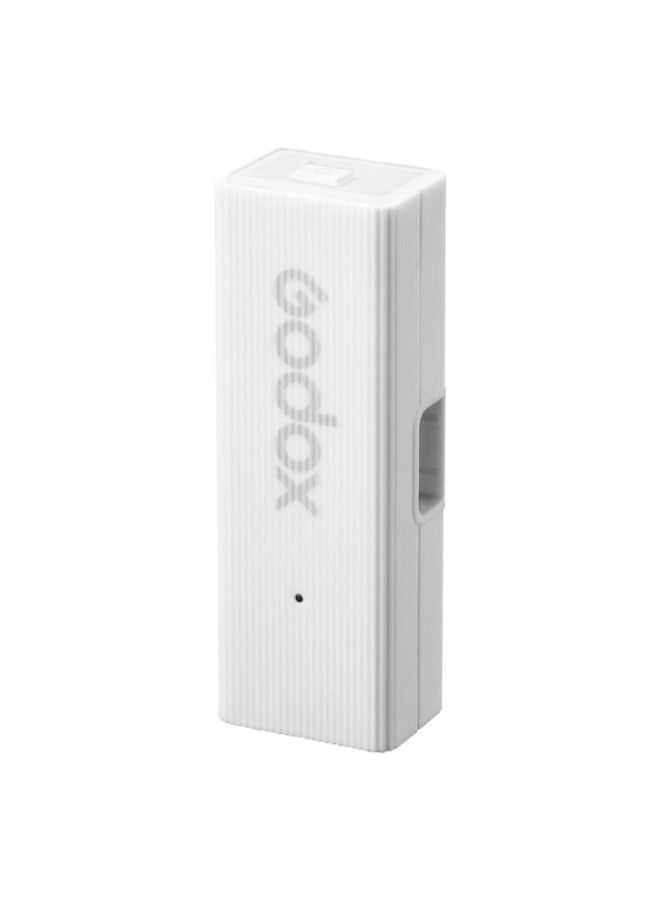 Godox MoveLink Mini LT 2-Person Wireless Microphone System for Cameras & iOS Devices (2.4 GHz, Cloud White)