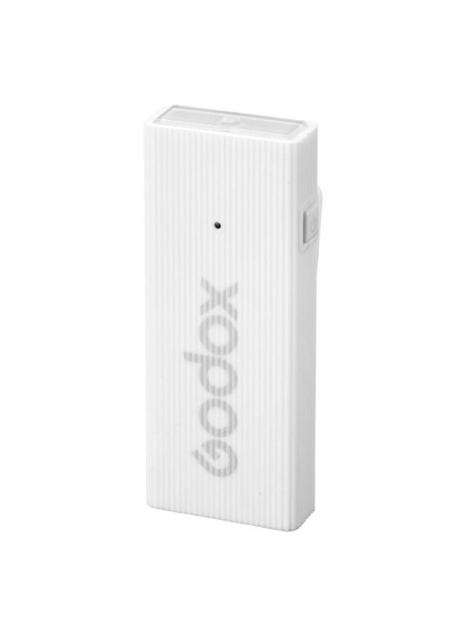 Godox MoveLink Mini LT 2-Person Wireless Microphone System for Cameras & iOS Devices (2.4 GHz, Cloud White)