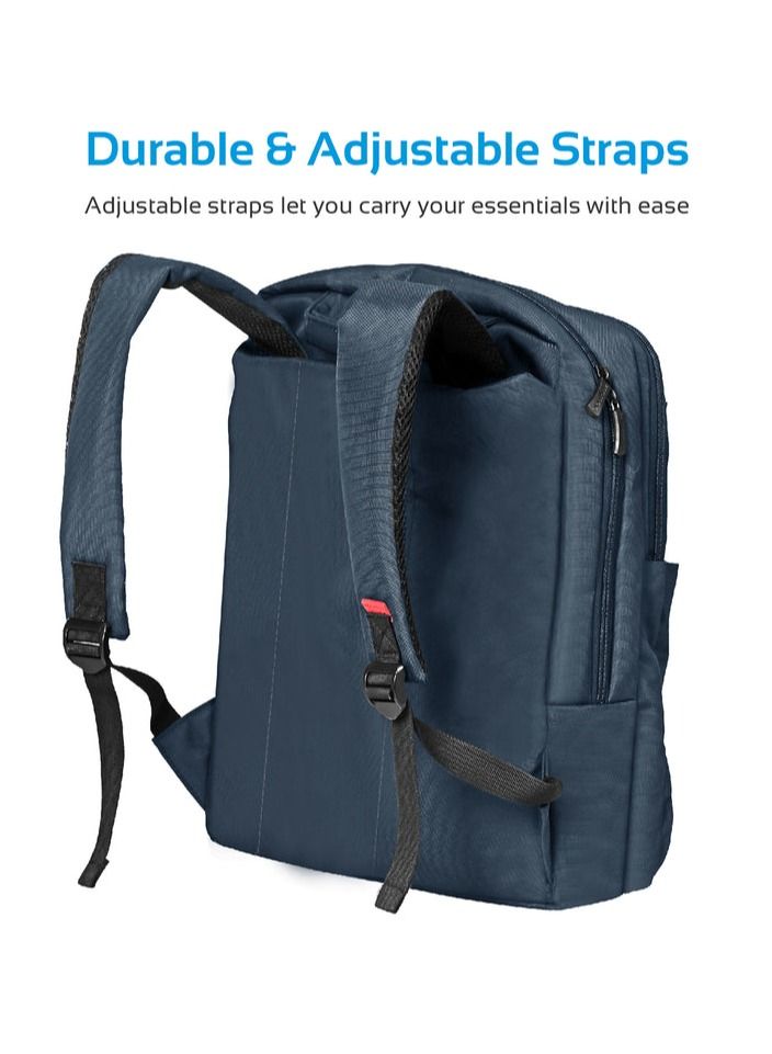 Dual-Pockets Urban Backpack with Multiple Compartments