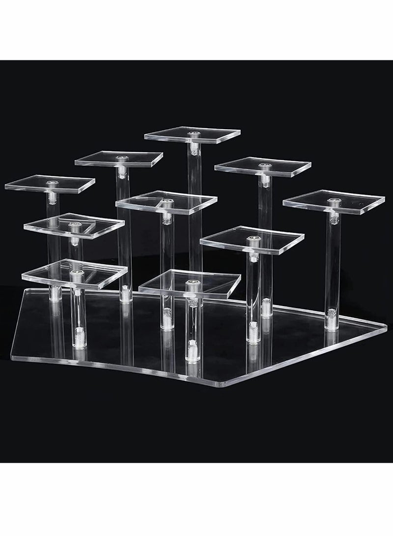 Acrylic Display Stand Risers Display Stand for Figures Collectibles, Toys and Dolls, Jewelry
