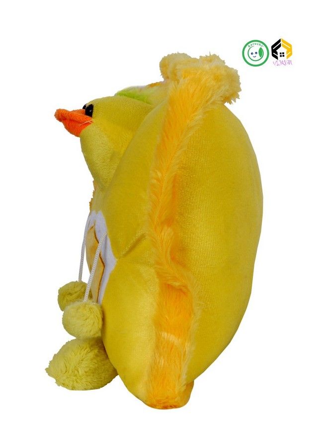 Stuffed Soft Plush Pillow For Kids (Yellow)