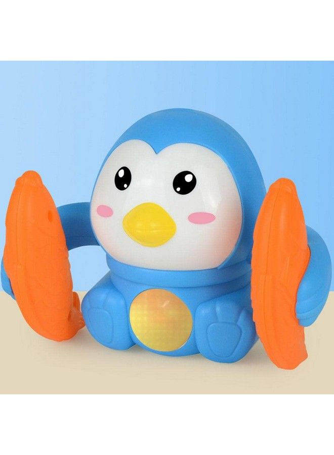 Tumbling Penguin Crawling Baby Toys 6 To 12 Months Musical Toys Dancing Penguin With 360°Roll & Glow Music And Light Baby Toys For Baby Boy Girl Gifts (Penguin)