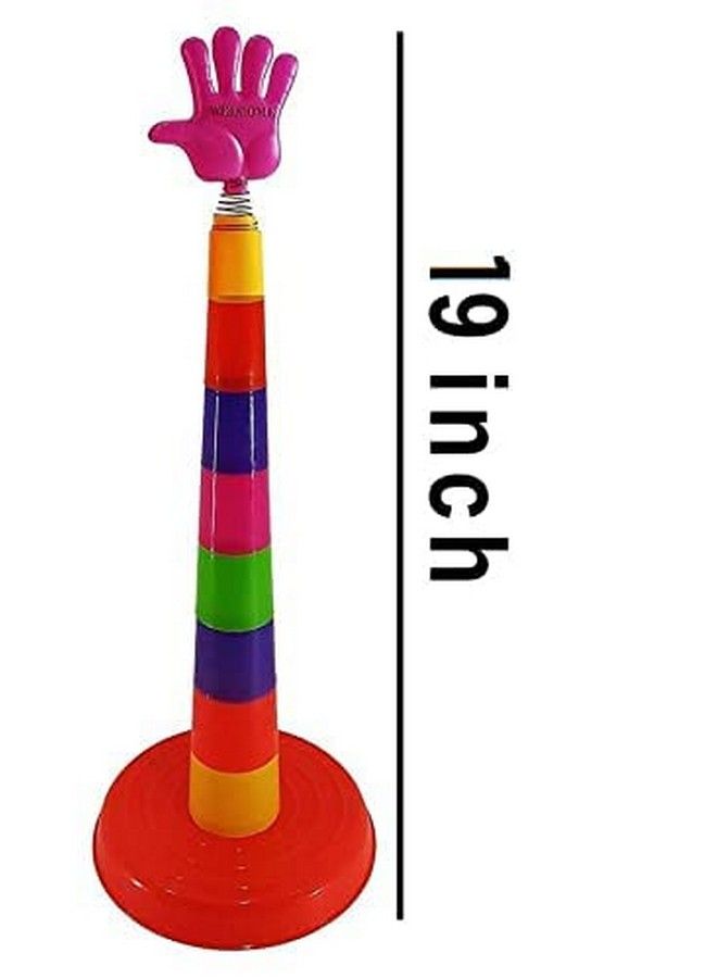 Plastic Ring Toss Stacking Ring Throw Game For Toddlers(Kids) For Single And Group Play Multicolor