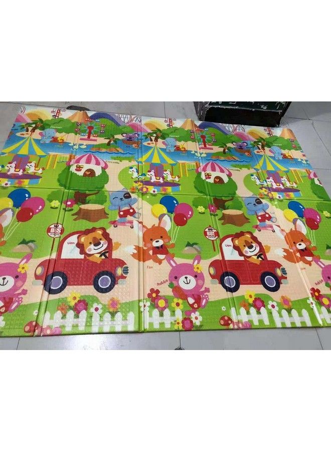 Waterproof Extra Large Size Double Side Big Soft Baby Play Crawl Floor Mat For Picnic School Home With Waterproof Portable Outdoor Indoor Use Folding Foam Play Mat (6 X6.5 Ft.)