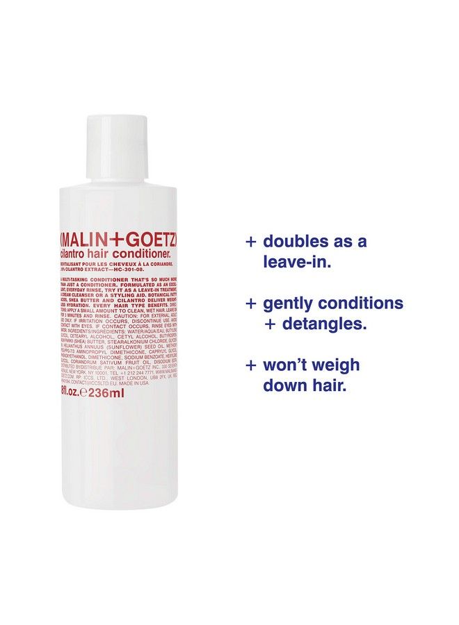 Cilantro Conditioner 16 Fl Oz Men & Women Residuefree Scalp Treatment Vegan & Crueltyfree Tames Frizz For All Hair Types Conditions Detangles Balances Ph & Hydrates