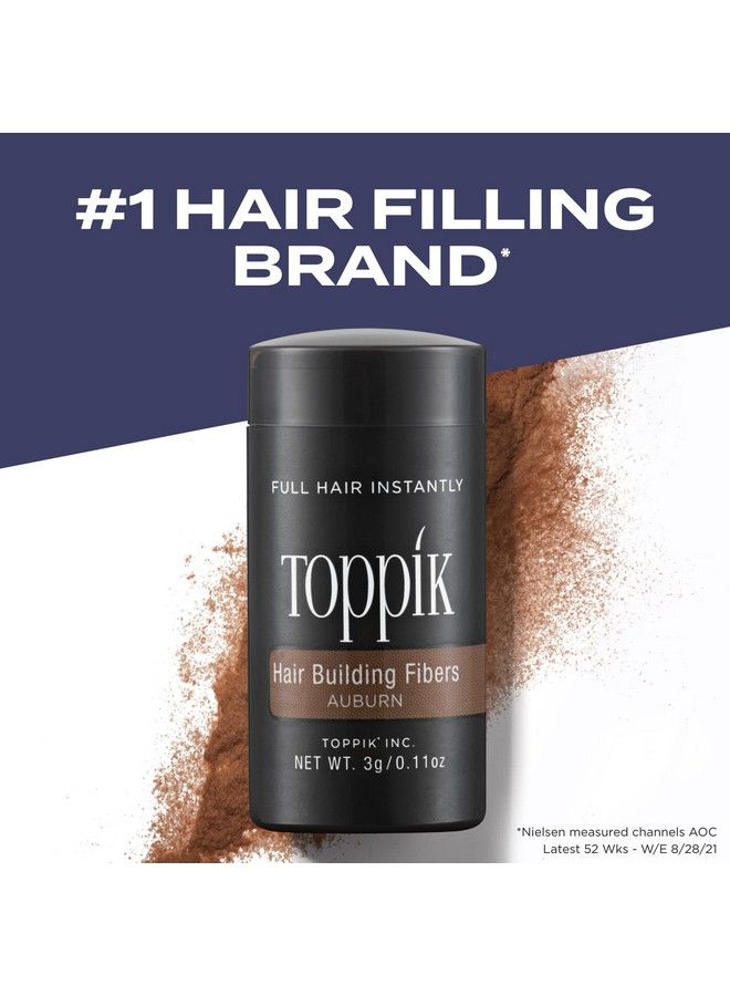 Hair Building Fibers Auburn 275G /Fill In Fine Or Thinning Hair /Instantly Thicker Fuller Looking Hair /9 Shades For Men & Women