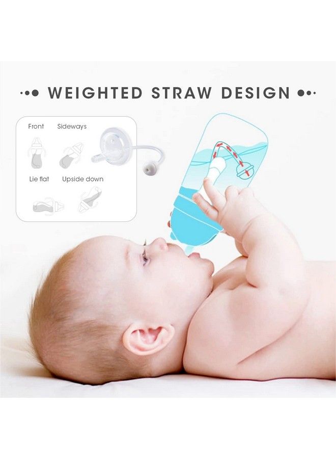 Premium Baloo Baby Straw Sipper Bottle ;10 Fl Oz ; Anti Spill Sippy Cup With Soft Silicone Straw Bpa Free & Non Toxic For Baby Or Kids Of 12+ Months (300 Ml Pink)