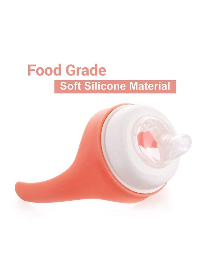 Penguin Spout Sipper Cup 180 Ml Bottle Pp Spout Sipper For Kids Kids Spout Sipper For Age Of 6 + Monthsorange