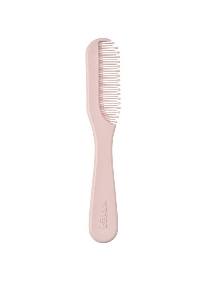 Comb + Hairbrush Set For Babies And Childrenintegrated Comb Storage System On The Back Of The Brushpink (920367)