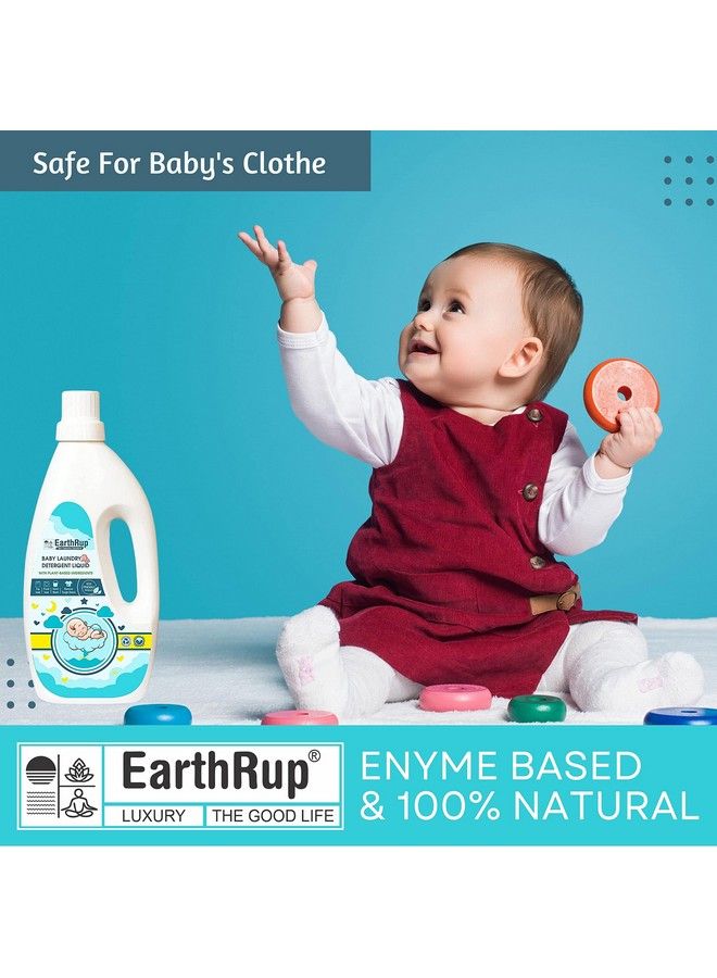 Baby Laundry Liquid Detergent With Bioenzymes 100% Natural And Ecofreindly Baby Laundry Liquid Pack Of 1000Ml