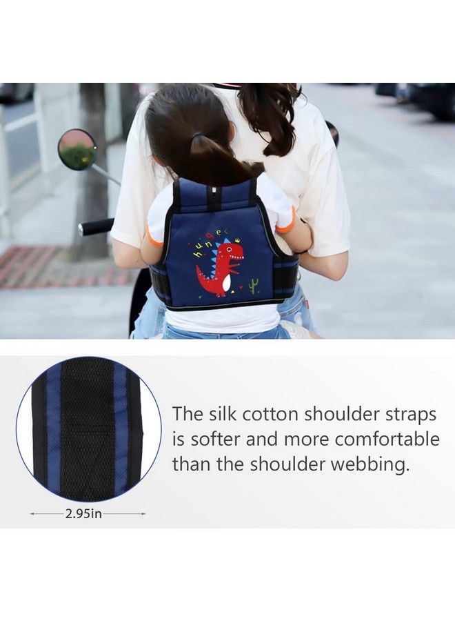 Kids Safety Belt For Two Wheeler With Reflective Strips Portable Seat Belt Children Motorcycle Harness For Motorcycle Bike Adjustable Safety Harness For Boys Girls (212Years)