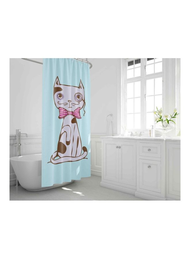 Printed Shower Curtain Multicolour 150 x 200cm