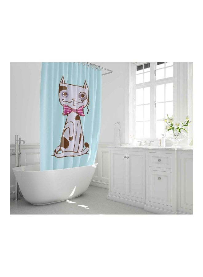 Printed Shower Curtain Multicolour 150 x 200cm