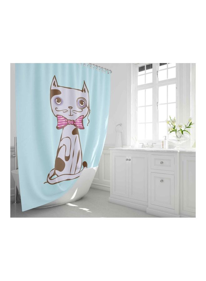 Printed Shower Curtain Multicolour 150 x 200cm