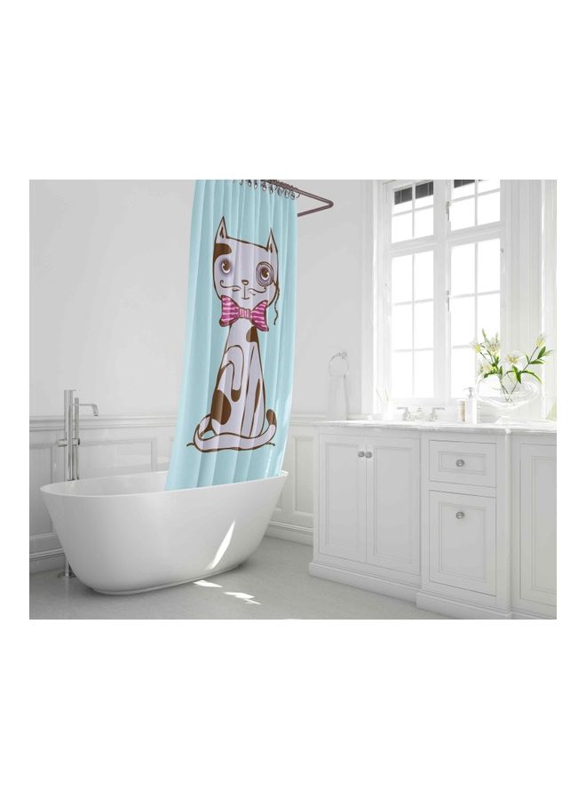 Printed Shower Curtain Multicolour 150 x 200cm