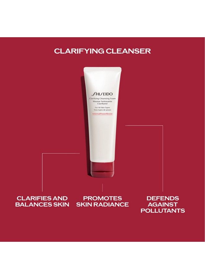 Clarifying Cleansing Foam 125 Ml Cleanses Balances & Removes Impurities For Smoother Radiant Complexion For All Skin Types