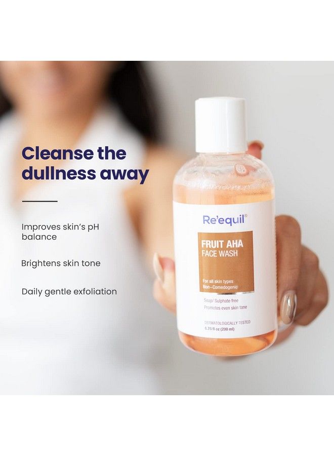 Fruit Aha Face Wash For Skin Brightening 200Ml