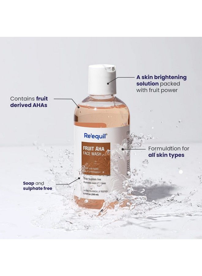 Fruit Aha Face Wash For Skin Brightening 200Ml