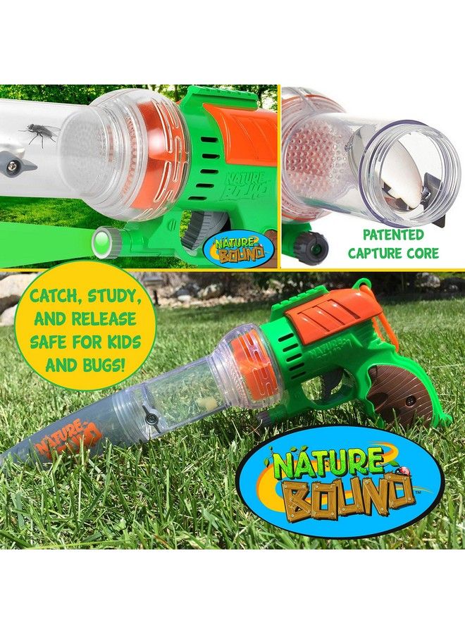 Bug Catcher Vacuum With Light Up Critter Habitat Case For Backyard Exploration Complete Kit For Kids Includes Vacuum And Cage Green