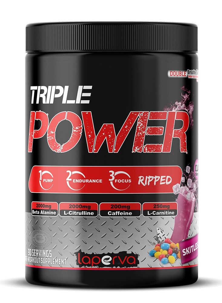 Laperva Triple Power Ripped Skitles Flavour  90 servings 630gm