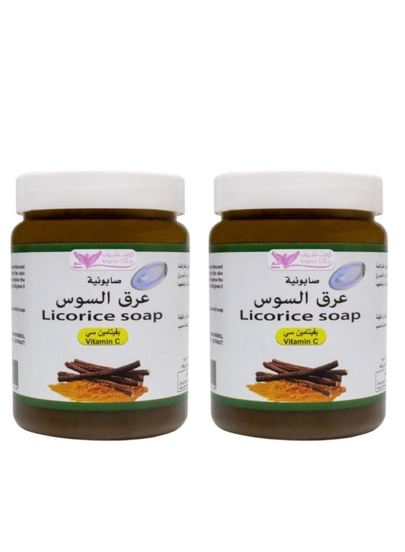 Licorice Soap 500 ML 2 PCS